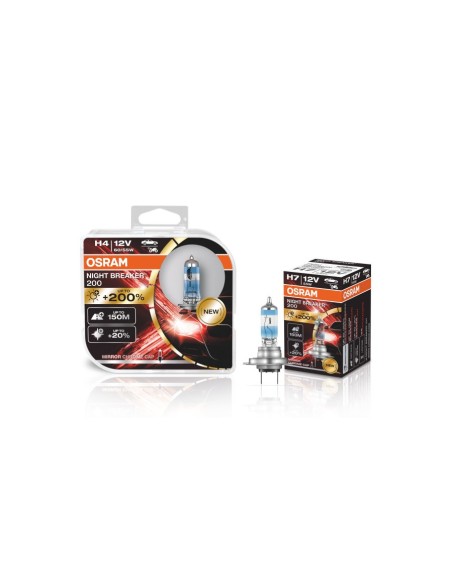 OSRAM NIGHT BREAKER 200 H7 12V 55W PX26D