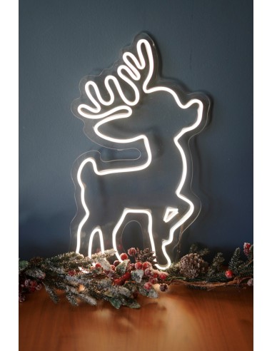 NEON LED RENO GRANDE 50 X25CM COLOR BLANCO FRIO