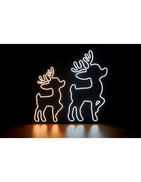NEON LED RENO GRANDE 50 X25CM COLOR BLANCO FRIO