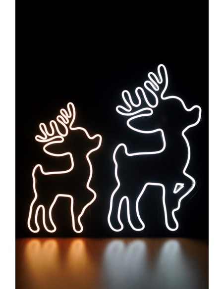 NEON LED RENO GRANDE 50 X25CM COLOR BLANCO FRIO