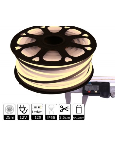 jnd-7625cc neon led flexible 6mm 12v 2000k