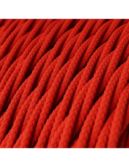 CABLE ELECTRICO 2 X 0,75 FORRADO DE TELA DECORATIVA TRENZADO