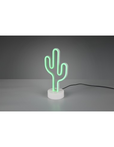 LAMPARA CACTUS LED COLOR VERDE 230V 1,8W