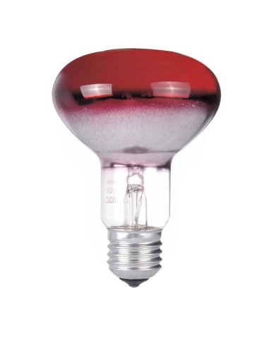 Sylvania 0015701  R80 color rojo 240V 60W E27