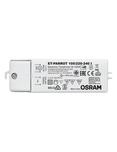 Osram et-parrot 105/220-240 transformador 12v 35-105w