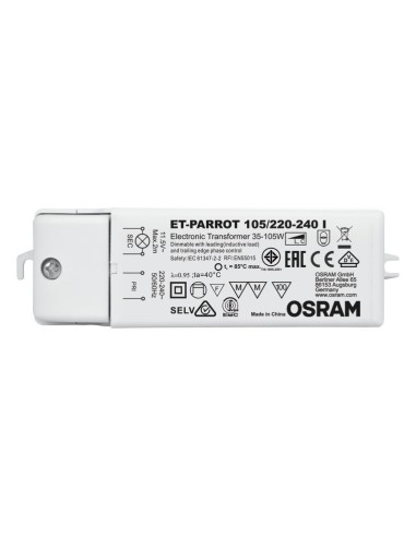 OSRAM ET-PARROT 105/220-240 TRANSFORMADOR 12V 35-105W