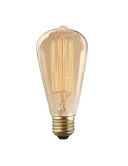 Impact incandescente st64 edison classic lamp filamento vertical 220v 60w E27