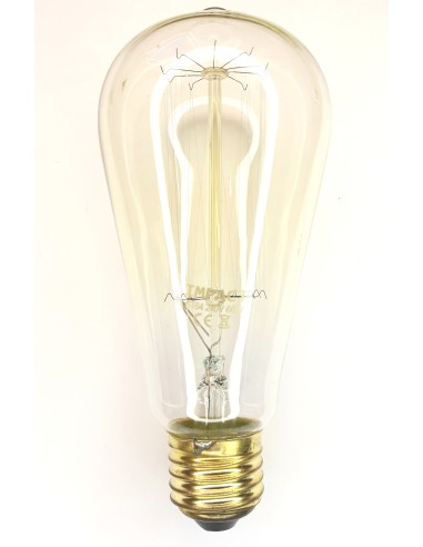 Impact incandescente st64 edison classic lamp...