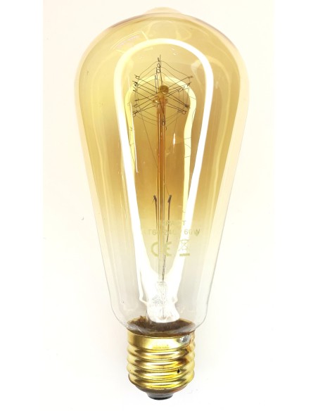 INCANDESCENTE ST64 CLASSIC LAMP FILAMENTO ESPIRAL 220V 60W E