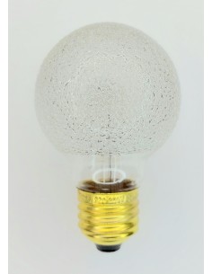 CORONA ESFERICA DECOR CRAQUELE CLARA 220V 60W E27