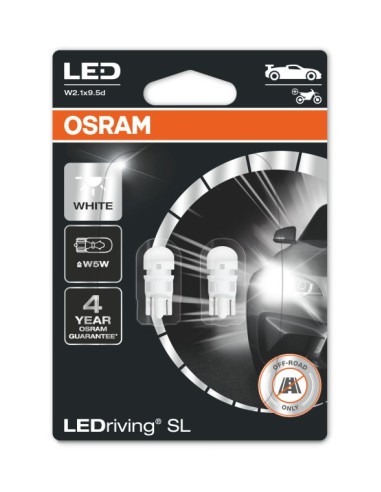 Osram 2825Dwp-02B lámpara auto led wedge 12v 1w cw