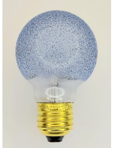 CORONA MINI GLOBO DECOR CRAQUELE AZUL 220V 60W E27