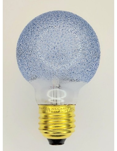 Corona mini globo decor craquele color azul 220v 60w E27