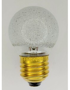 CORONA ESFERICA DECOR CRAQUELE CLARO 220V 40W E27
