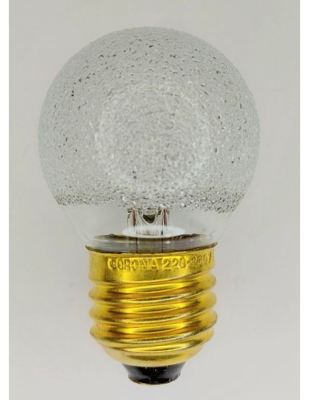CORONA ESFERICA DECOR CRAQUELE CLARO 220V 40W E27