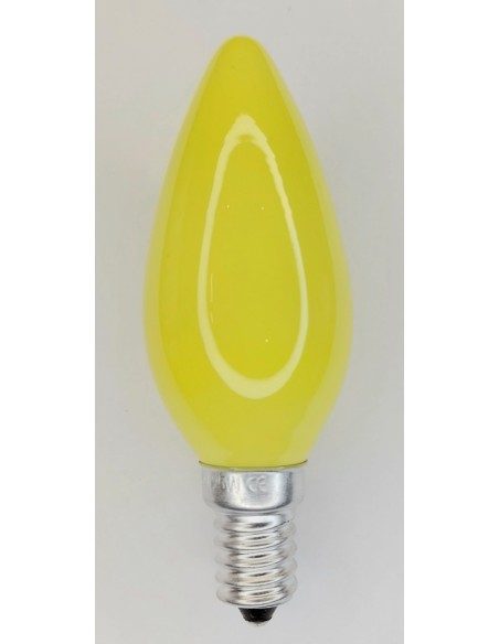 ORBITEC 005856 INCANDESCENTE VELA COLOR AMARILLO 230V 25W E1