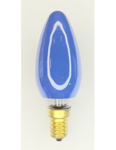 GENERAL ELECTRIC INCANDESCENTE VELA COLOR AZUL 230V 25W E14