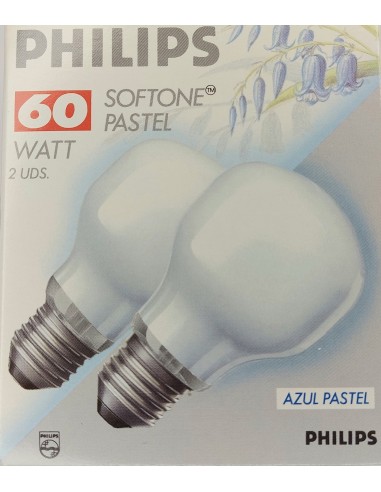 PHILIPS BLISTER 2 UND STANDARD SOFTONE AZUL...