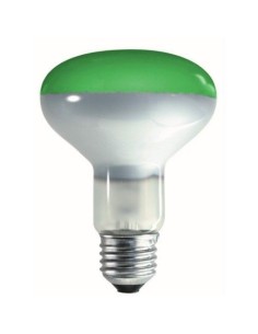 Crompton incandescente  r80 color verde 240v 100w E27