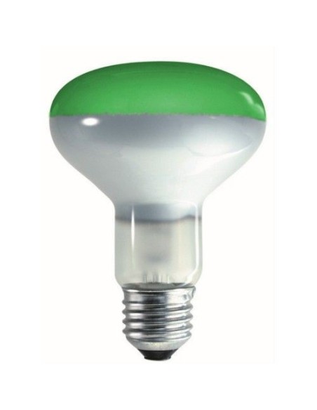 Crompton incandescente  r80 color verde 240v 100w E27
