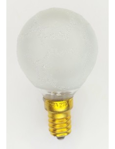 CORONA ESFERICA DECOR CRAQUELE CLARO 220V 40W E14