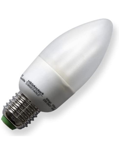Megaman cl809d bajo consumo vela regulable 220v 9w 2700k E27