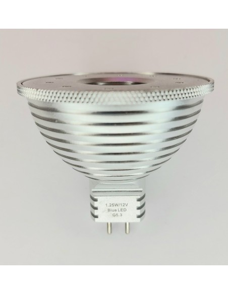 Led lenser MR16 led color azul 12v 1,25w GU5.3