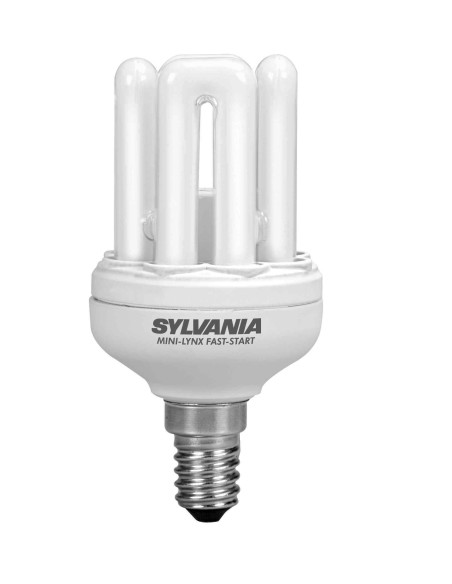 Sylvania Hawells Mini-Lynx fast start 230V 11W 6000K E14