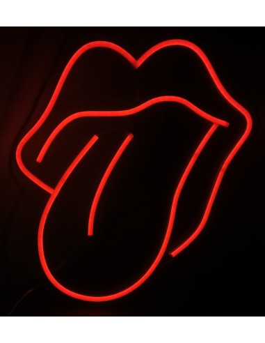 NEON LED LENGUA ROLLING STONES 40,5 X 30CM