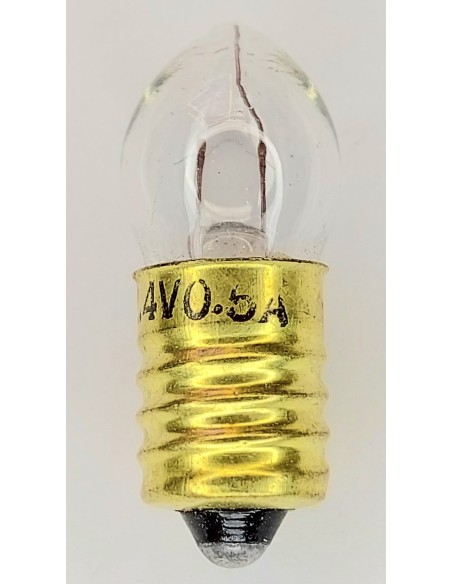 Ovalamp miniatura krypton 27X10MM 2,4V 0,5A E10