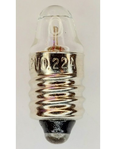 Ovalamp miniatura miniloupe 22X9mm 1,2V 0,22A E10