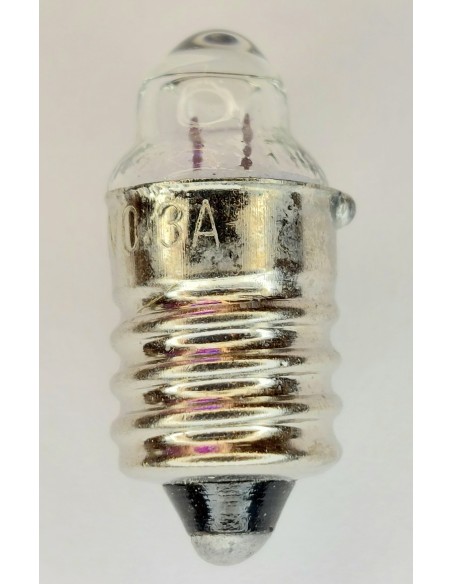Ovalamp miniatura miniloupe 1,1V 0,3A E10