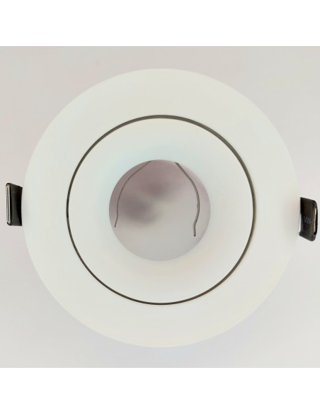 43401 Faro aro empotrado mod. Argon R color blanco