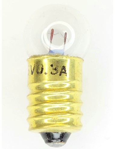 OVALAMP MINIATURA 10X18MM 2,5V 0,3A E10