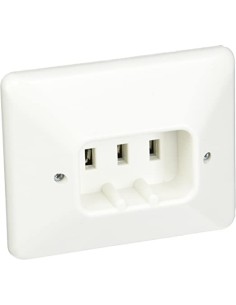 SIMON 10436-31BASE DE ENCHUFES BIPOLAR CON TT 25A COLOR BLAN