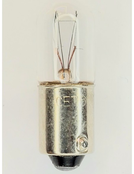 Ovalamp miniatura 10X28mm 60v 3w Bay9s