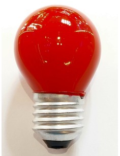 Orbitec 007184 incandescente esférica color rojo 230v 15w...
