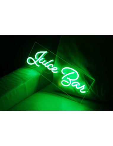 NEON LED JUICE BAR COLOR VERDE 53 X 18,5CM