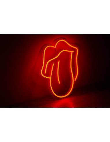 NEON LED LENGUA CON LABIOS 40,5 X 30CM