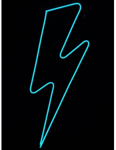 NEON LED RAYO AZUL CELESTE 62 X 25CM