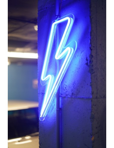 Neonled Rayo color azul  62 X 25cm