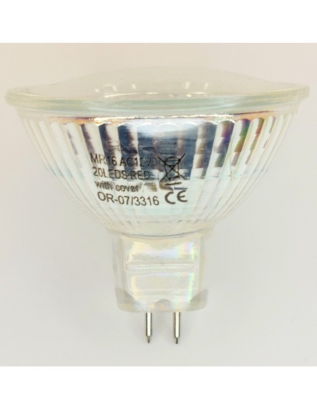 Orbitec 180156 MR16 led color rojo 12v 1w GU5.3