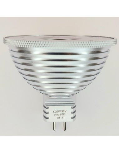 Led Lenser mr16 led color rojo 12v 1,25w GU5.3