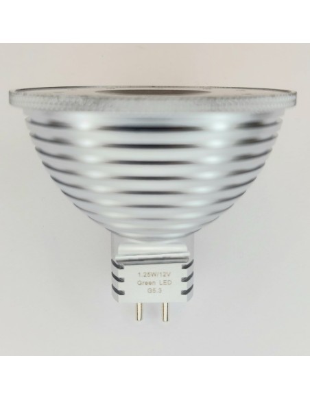 Led Lenser mr16 led color verde 12v 1,25w GU5.3