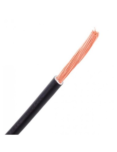 ROLLO 200M CABLE FLEXIBLE 1 X 1,5MM COLOR NEGRO