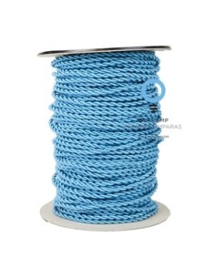 CABLE ELECTRICO 2 X 0,75 FORRADO DE TELA TRENZADA DECORATIVA
