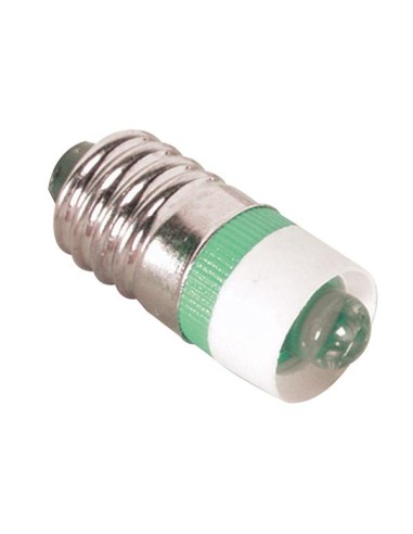 VELLEMAN LED COLOR VERDE MINIATURA 10X23MM 12V 25º E10