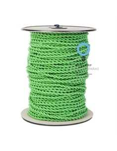 CABLE ELECTRICO 2 X 0,75 FORRADO DE TELA TRENZADA DECORATIVA