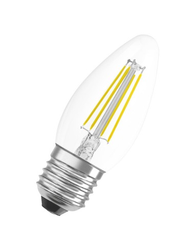 Osram-Ledvance parathom classic B 40 led vela clara 220v 4w 2700k E27