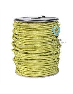 CABLE ELECTRICO 2 X 0,75 FORRADO EN TELA LISA DECORATIVA COL